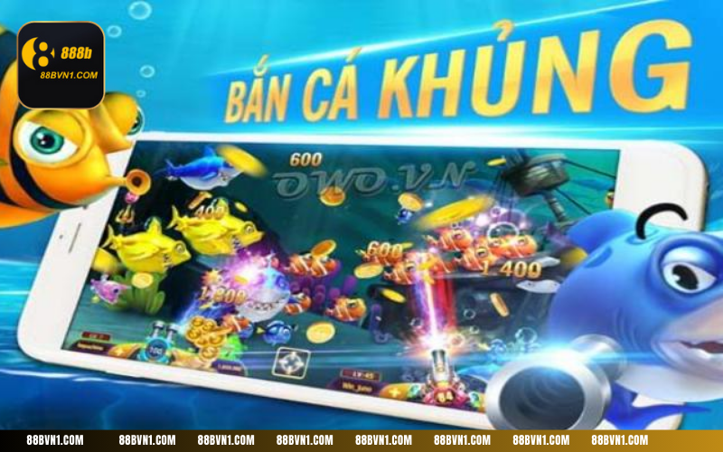 Mỗi loại cá trong game bắn cá 888B có sức bền và điểm số khác nhau